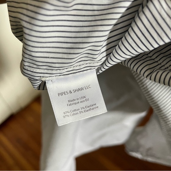 Veronica Beard Asymmetrical Button-Down Top/Tunic - Size 6, Cotton Blend, Dress - Picture 9 of 10